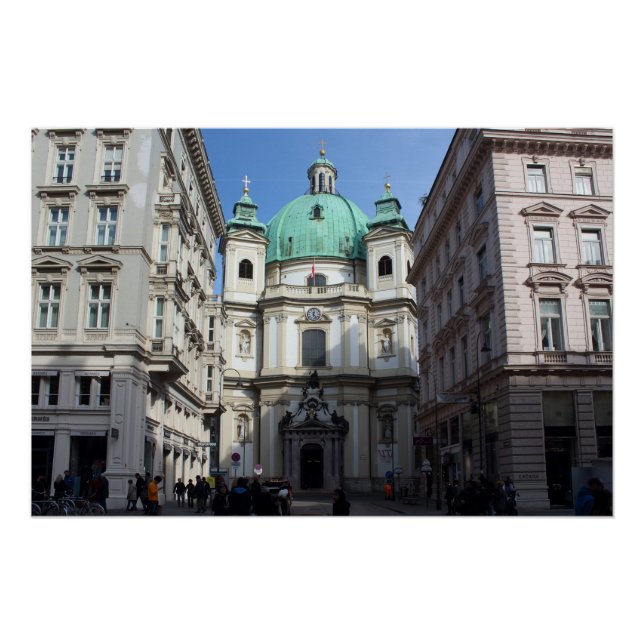 Peterskirche Wien Österreich Poster (Front)
