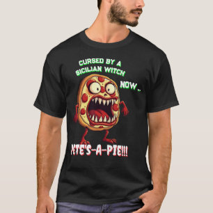 PETE'S-A-PIE Graphic Foodie Football  Fashion T-Shirt