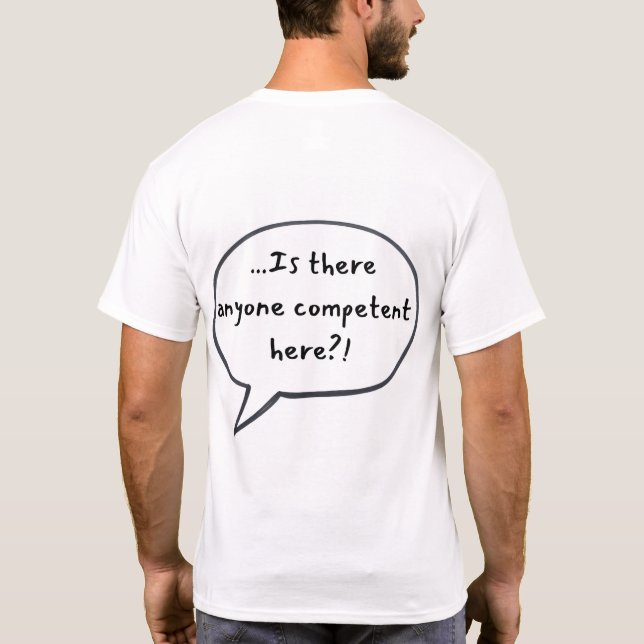 Pete's Heirarchy of Preferences T-Shirt (Back)