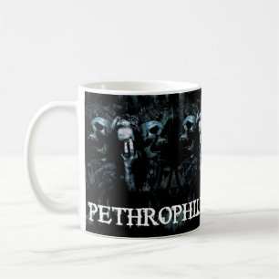 Pethrophile Promotions Skulls and Woman Mug
