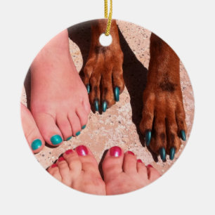 Peticure - Pedicure Spa Day Ceramic Tree Decoration