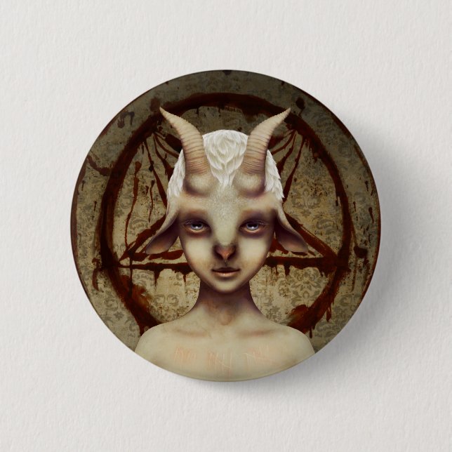 PETIT BAPHOMET Button Badge (Front)