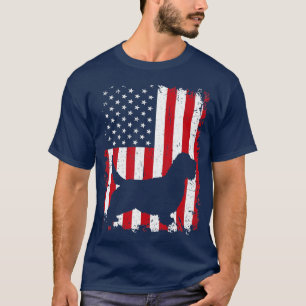 Petit Basset Griffon Vendeen 4th of July American  T-Shirt