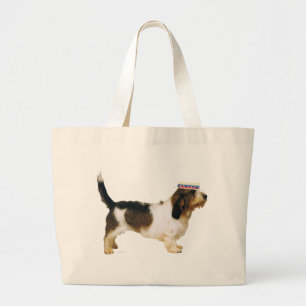 Petit Basset Griffon Vendeen Dapper Large Tote Bag