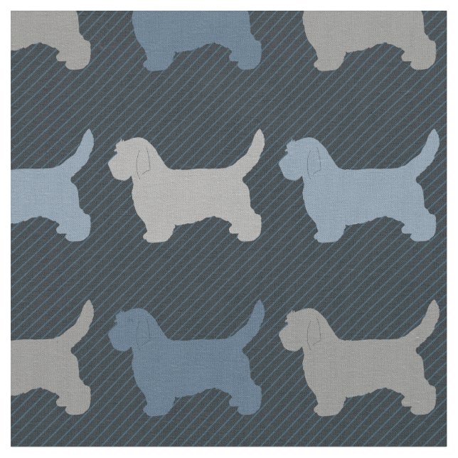 Petit Basset Griffon Vendeen Fabric (Close Up)