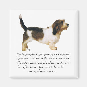 Petit Basset Griffon Vendeen Female Magnet