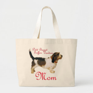 Petit Basset Griffon Vendeen Mother Large Tote Bag
