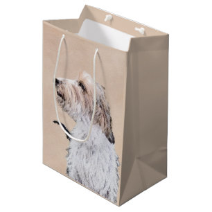 Petit Basset Griffon Vendéen Painting - Dog Art Medium Gift Bag