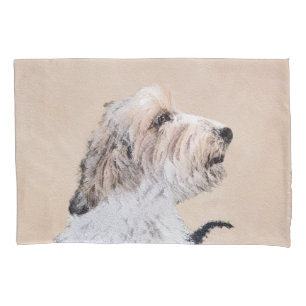 Petit Basset Griffon Vendéen Painting - Dog Art Pillowcase