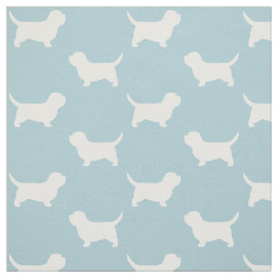 Petit Basset Griffon Vendeen PBGV Silhouettes Fabric