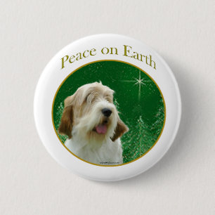 Petit Basset Griffon Venden Peace 6 Cm Round Badge