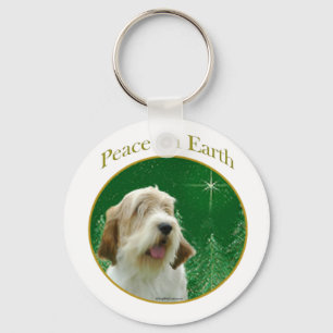 Petit Basset Griffon Venden Peace Key Ring