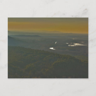 Petit Jean River Valley at Sunset, Arkansas Postcard