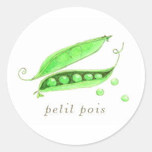 Petit Pois Classic Round Sticker