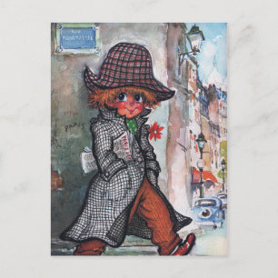 Petit Poulbot Montmartre Postcard