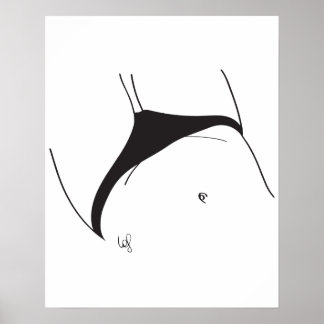 Petit slip noir poster