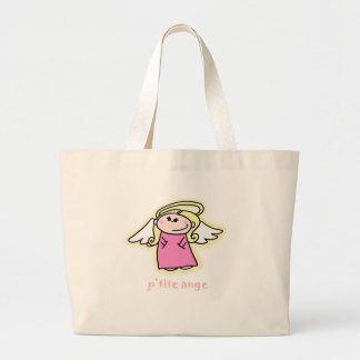 Petite Ange (little angel in French) Large Tote Bag