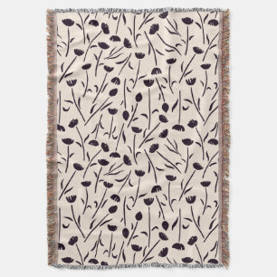 Petite Blossom Cotton Throw Blanket