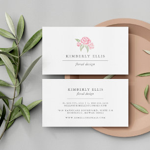 Petite Bouquet Watercolor Floral Business Card