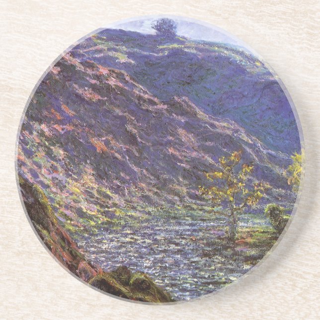 Petite Creuse, Sunlight by Claude Monet Coaster (Front)