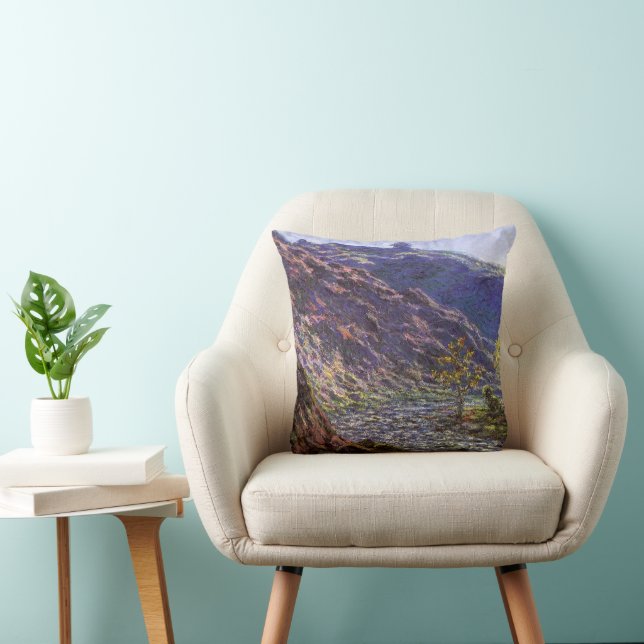 Petite Creuse, Sunlight by Claude Monet Cushion (Chair)