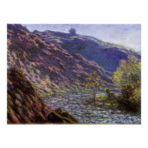 Petite Creuse, Sunlight by Claude Monet Poster