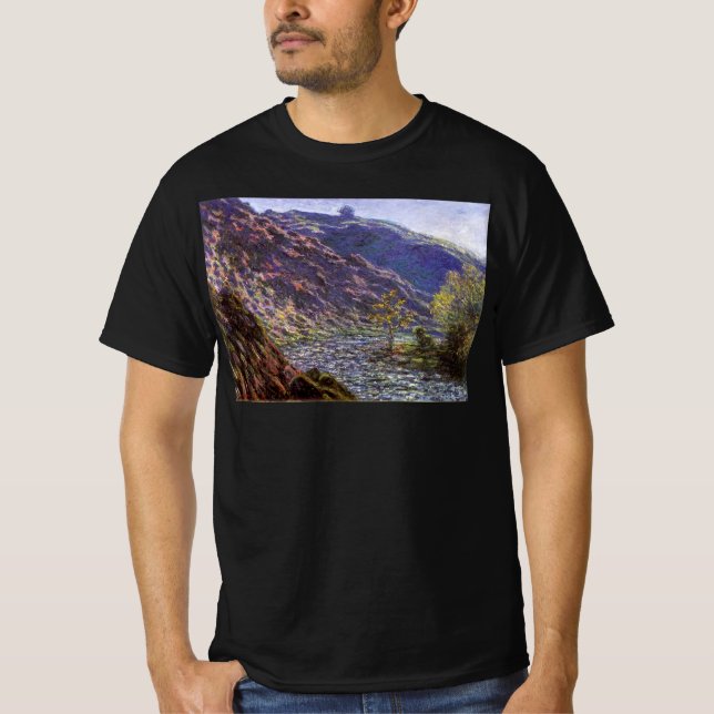 Petite Creuse, Sunlight by Claude Monet T-Shirt (Front)