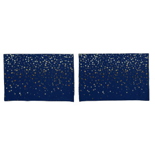 Petite Golden Stars Pillowcase Set