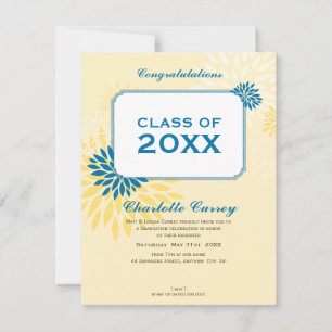 PETITE GRADUATION ANNOUNCEMENT :: GRAD105 8 P