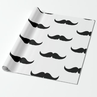Petite Handlebar Moustache Wrapping Paper