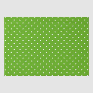 Petite Hearts on Bright Green  Tissue Paper