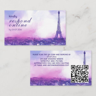 Petite Online Reply Request Amour Éternel Enclosure Card