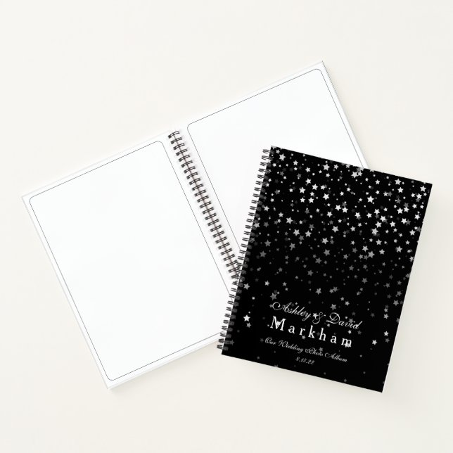 Petite Stars Wedding Notebook Photo Album (Inside)
