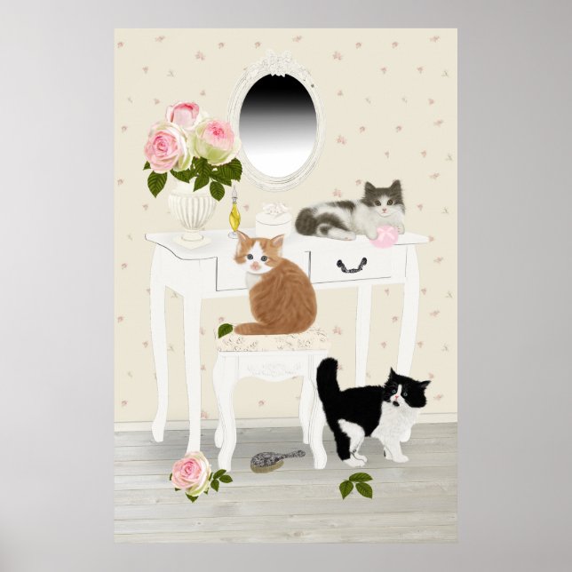 PetitRose "Kittens Beauty Salon" , Poster (Front)