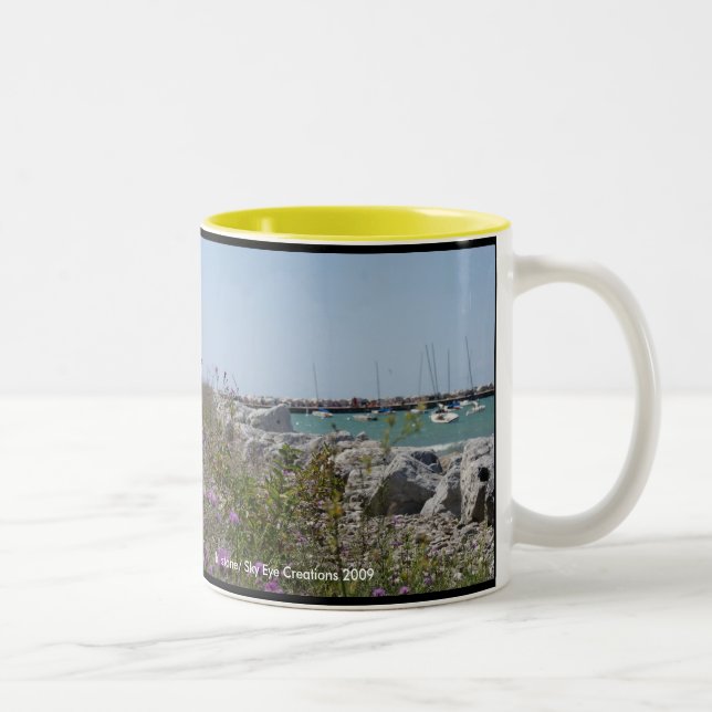 Petoskey Michigan Two-Tone Coffee Mug (Right)