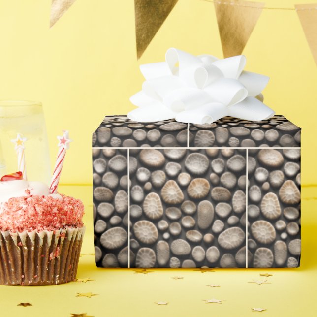 Petoskey Stone Abstract Wrapping Paper (Birthday Party)
