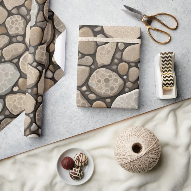 Petoskey Stone Abstract Wrapping Paper (Crafts)