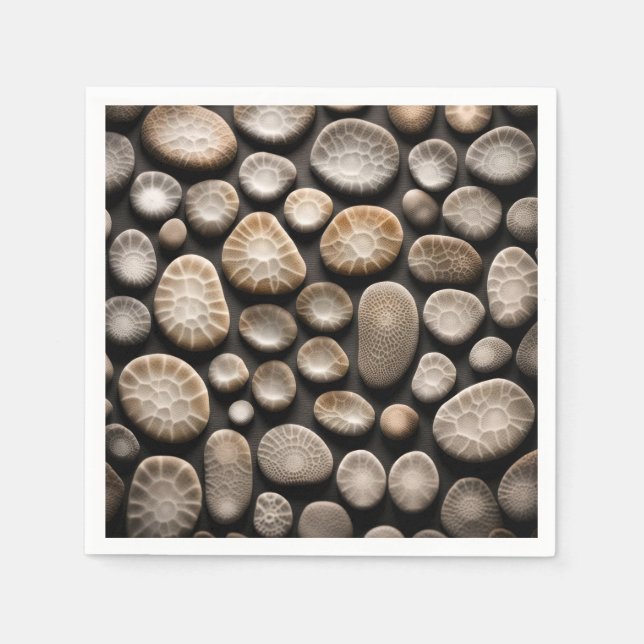 Petoskey Stone Collection Napkin (Front)