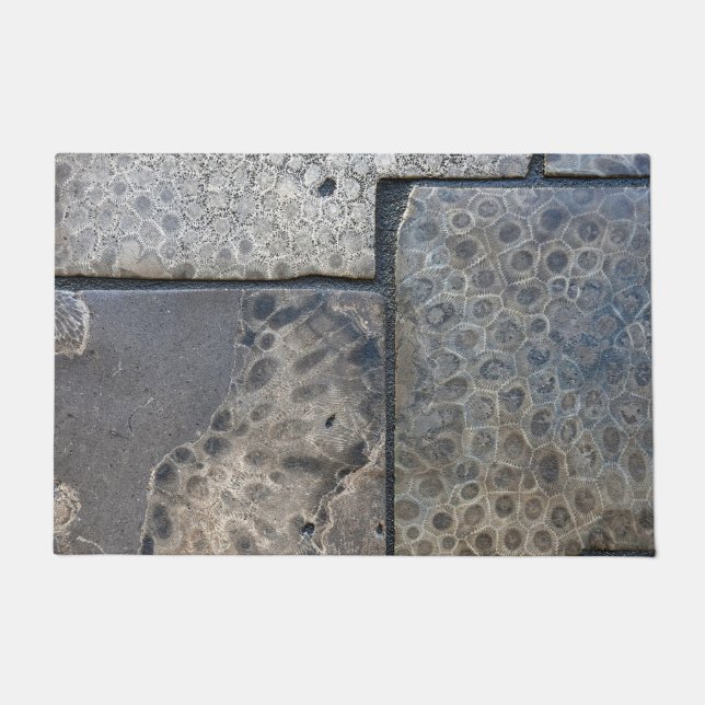 Petoskey Stone Design Doormat (Front)