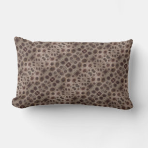 Petoskey Stone, Great Lake State, fossil pattern Lumbar Cushion