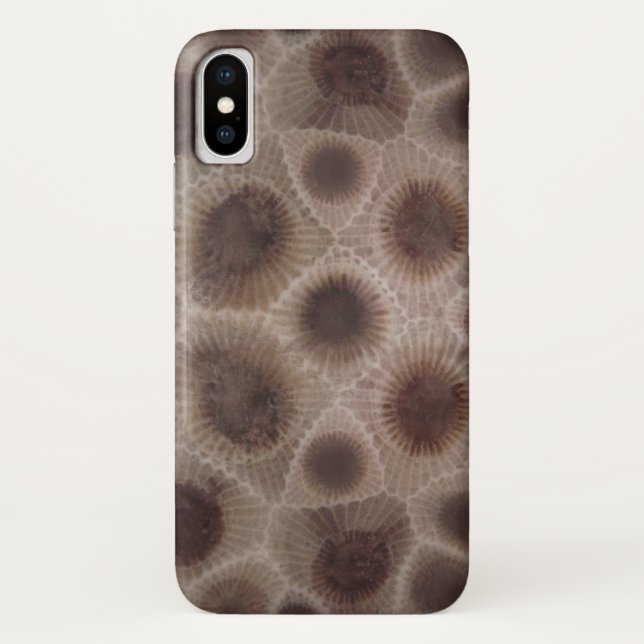 Petoskey Stone michigan state stone Case-Mate iPhone Case (Back)