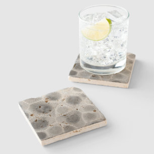 Petoskey Stone Pattern Coaster