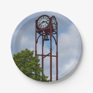 Petosky Tower Of Time Paper Plate