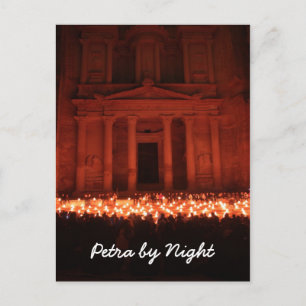 Petra by Night Postcard