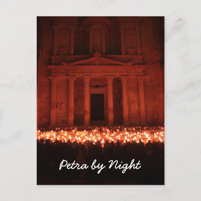 Petra by Night Postcard (Front)
