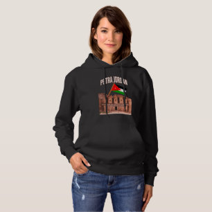 Petra City Jordan with Jordan Flag Design Hoodie