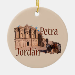 Petra, Jordan: The Monastery Ceramic Ornament