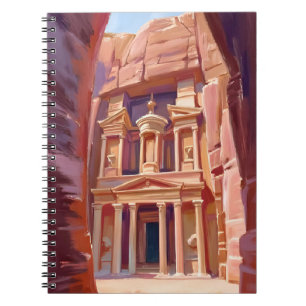 Petra Jordan Travel Painting Notebook