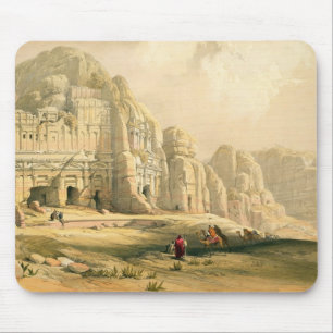 Petra, March 8th 1839, plate 96 from Volume III of Mouse Pad
