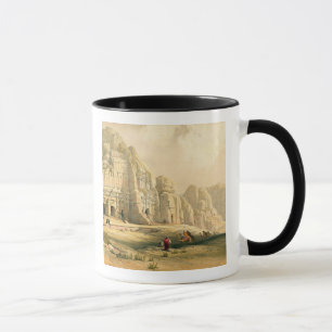 Petra, March 8th 1839, plate 96 from Volume III of Mug